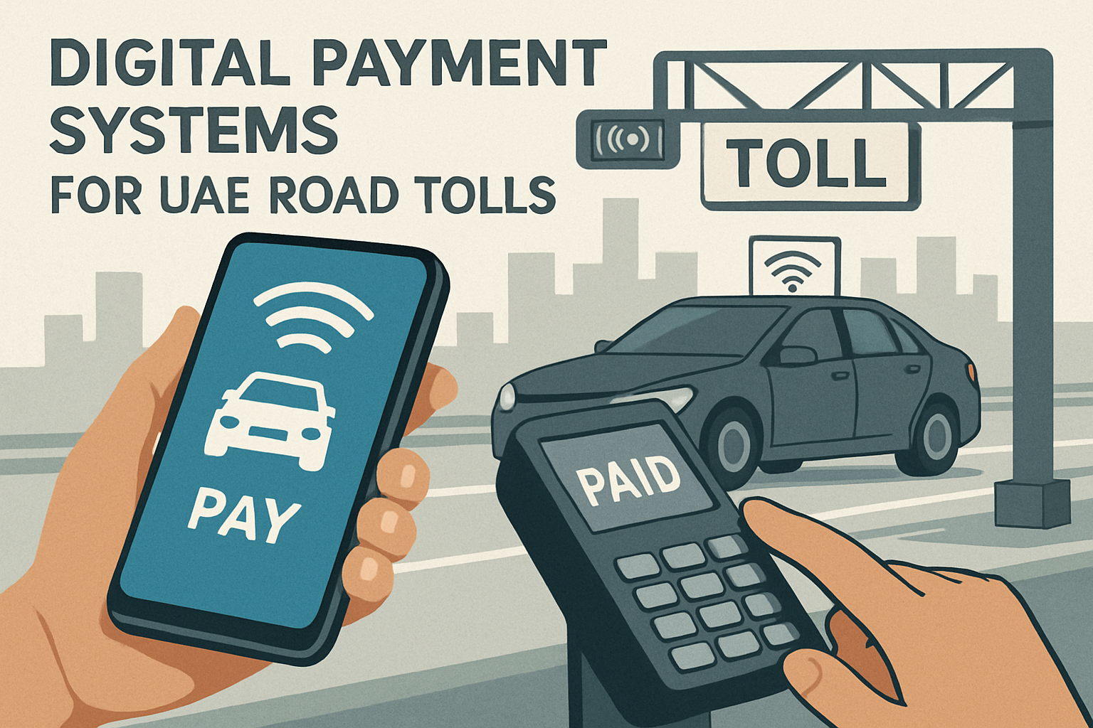Digital payment systems for UAE road tolls