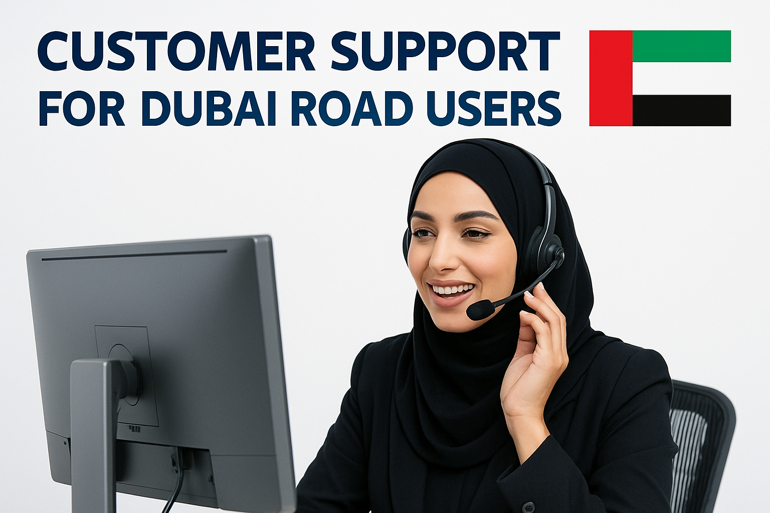 Customer support for Dubai road users
